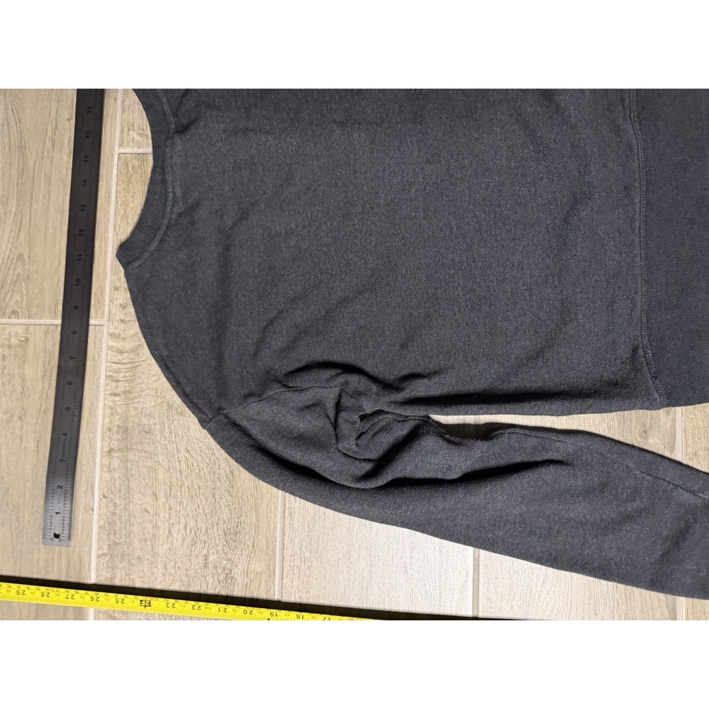 Women's Black Reebok Long Sleeve Sweatshirt Size Medium Pre-Owned - Picture 12 of 16